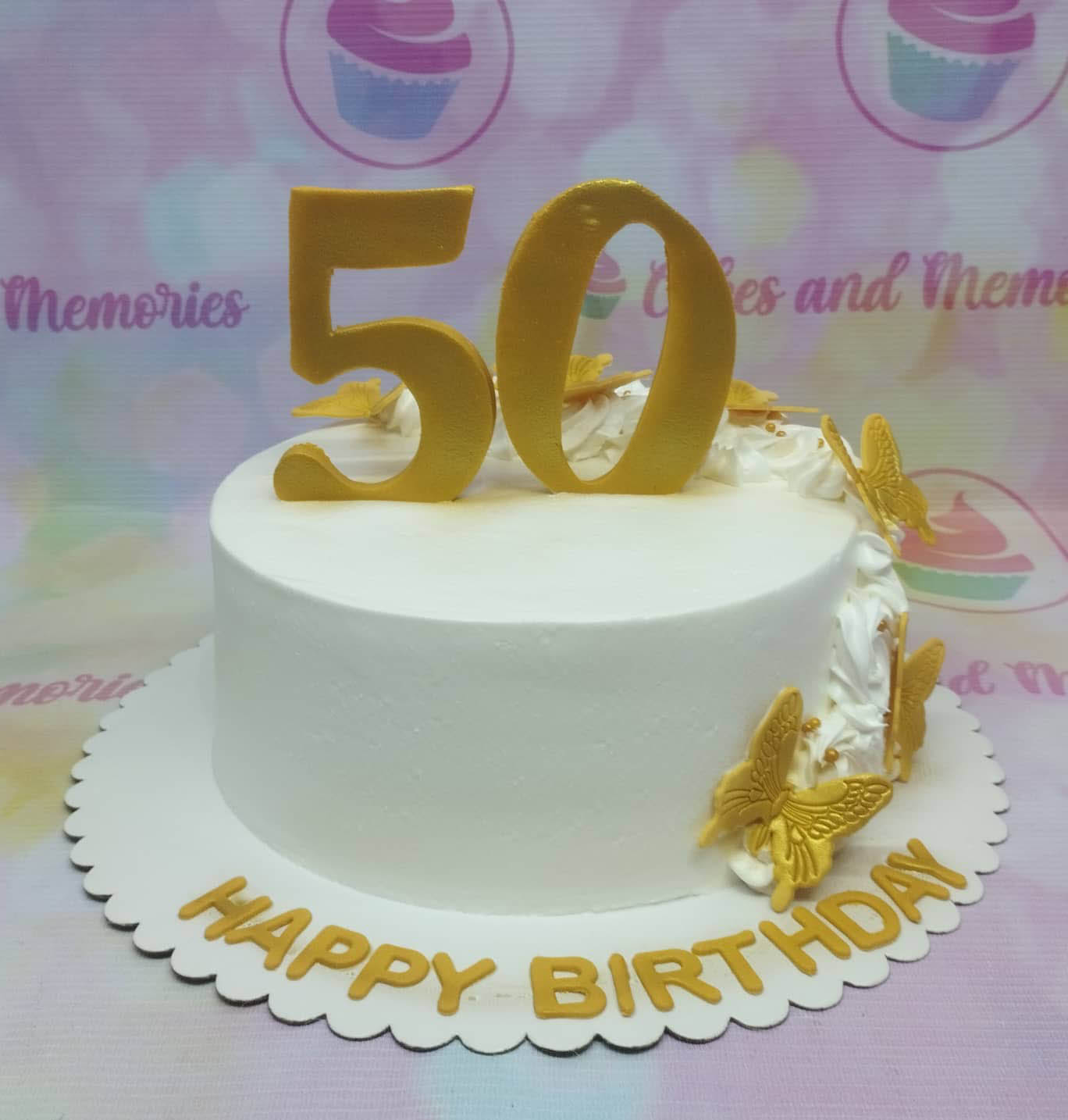 Fifty Cake - 1162 – Cakes and Memories Bakeshop